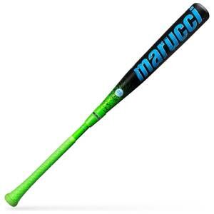 NEW MARUCCI rckless hybrid bbcor -3 baseball bat in black/ green